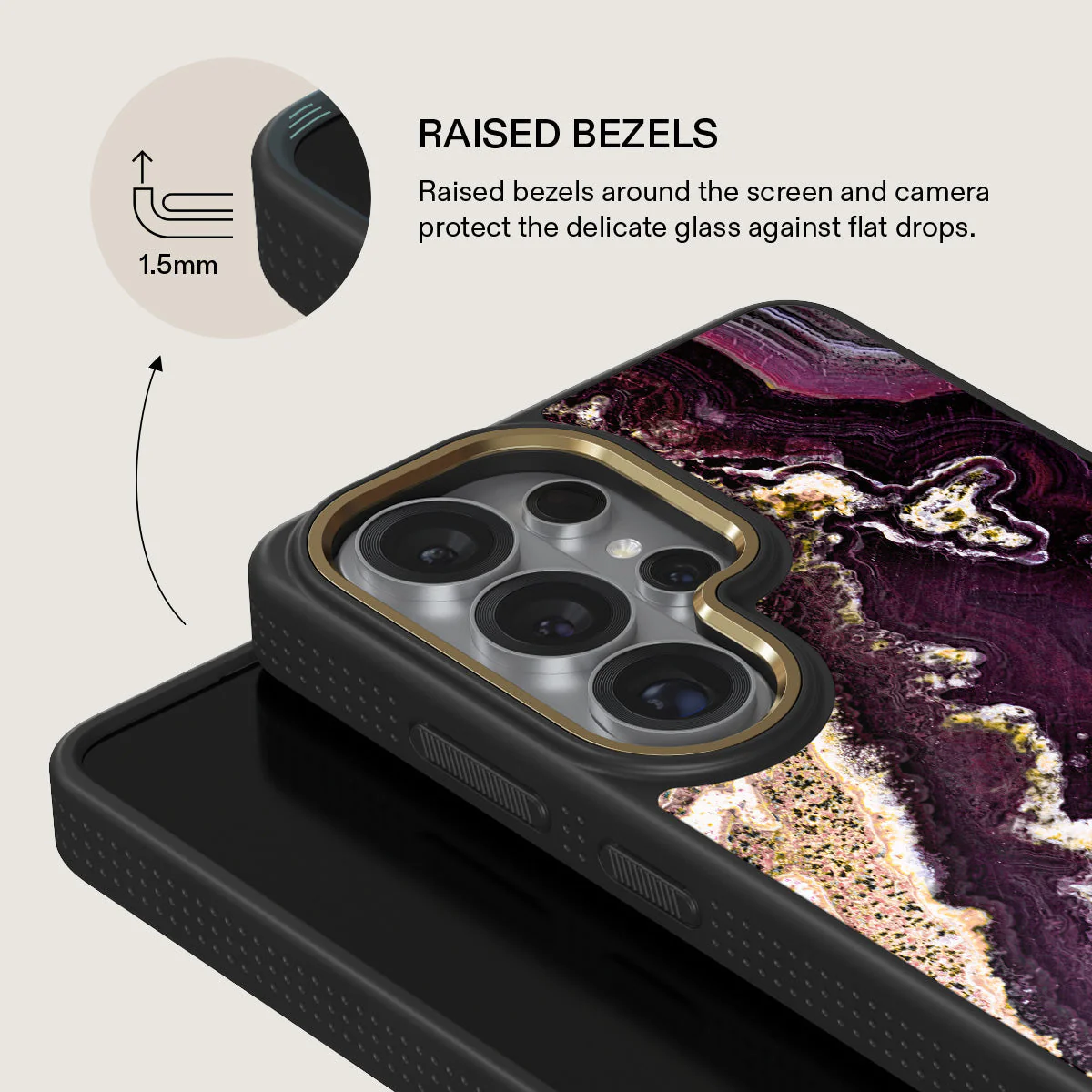 Purple Skies - Marble Samsung Galaxy S26 Ultra Case - Image 8