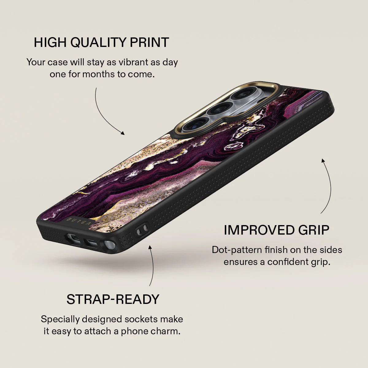 Purple Skies - Marble Samsung Galaxy S26 Ultra Case - Image 9