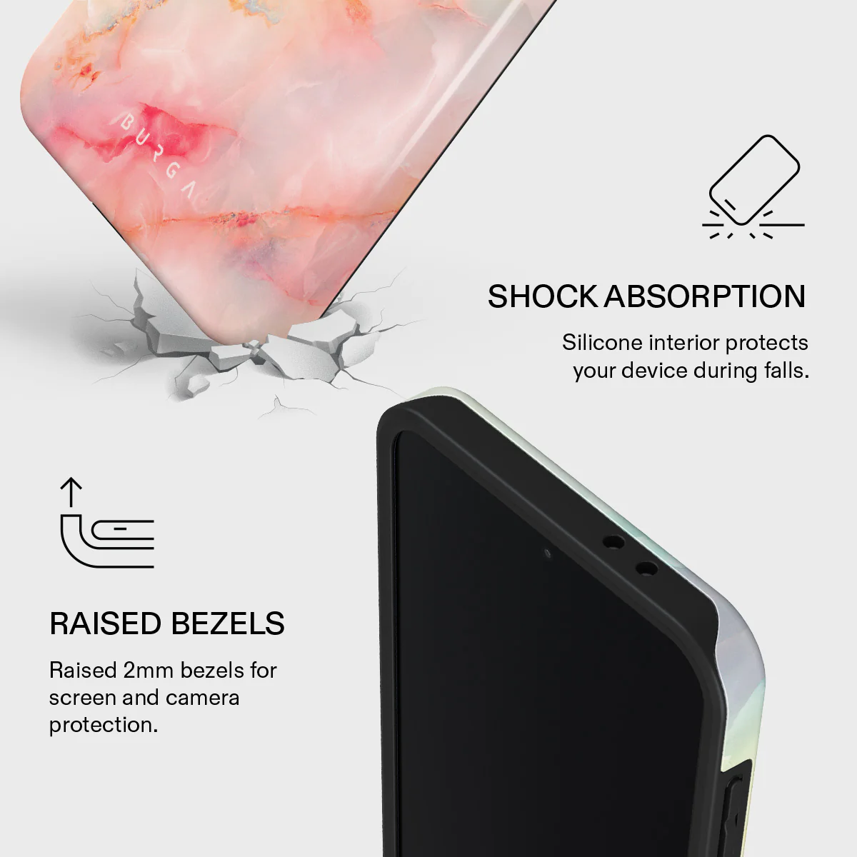 New Flame - Rainbow Samsung Galaxy A37 5G Case - Image 4