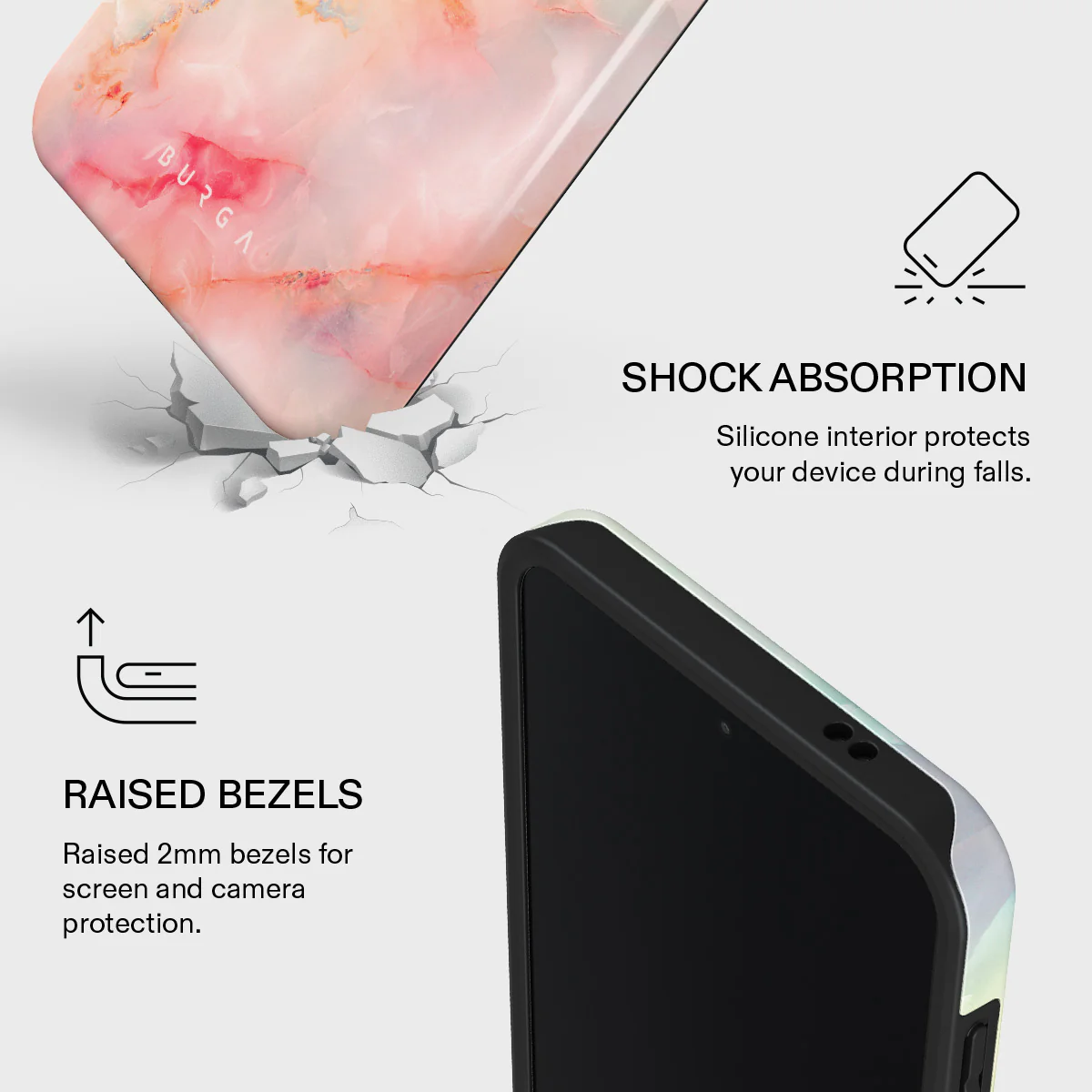New Flame - Rainbow Samsung Galaxy A57 5G Case - Image 4