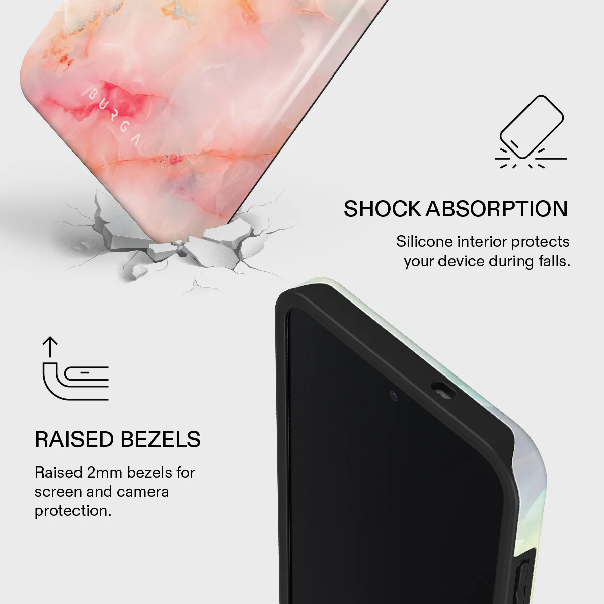 New Flame - Rainbow Samsung Galaxy S25 FE Case - Image 4