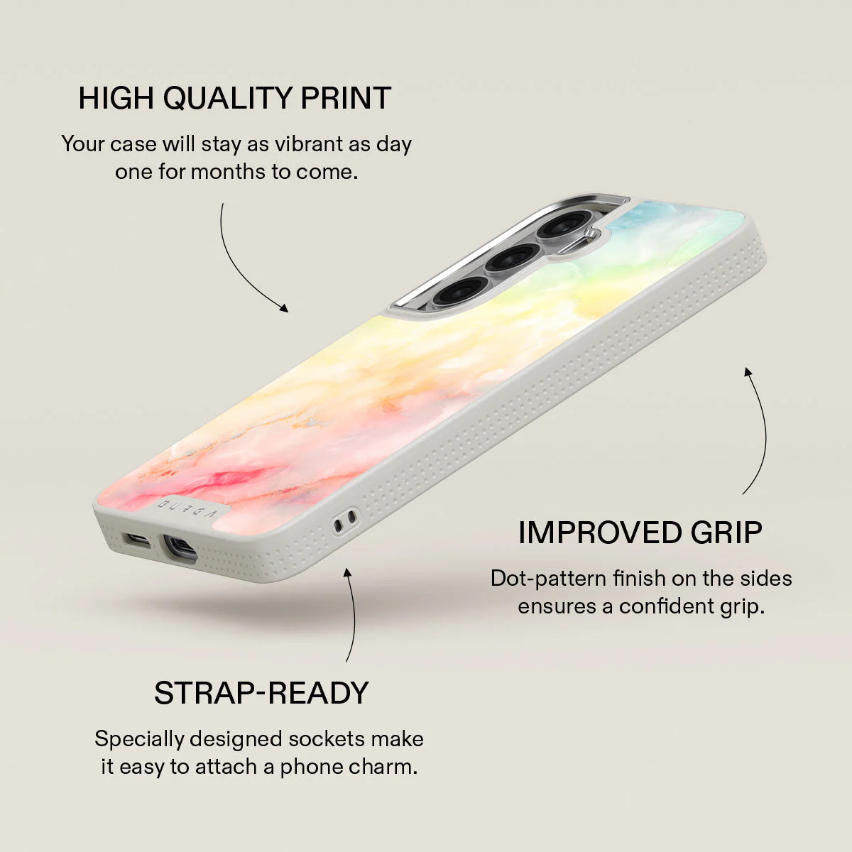 New Flame - Rainbow Samsung Galaxy S26 Case - Image 37