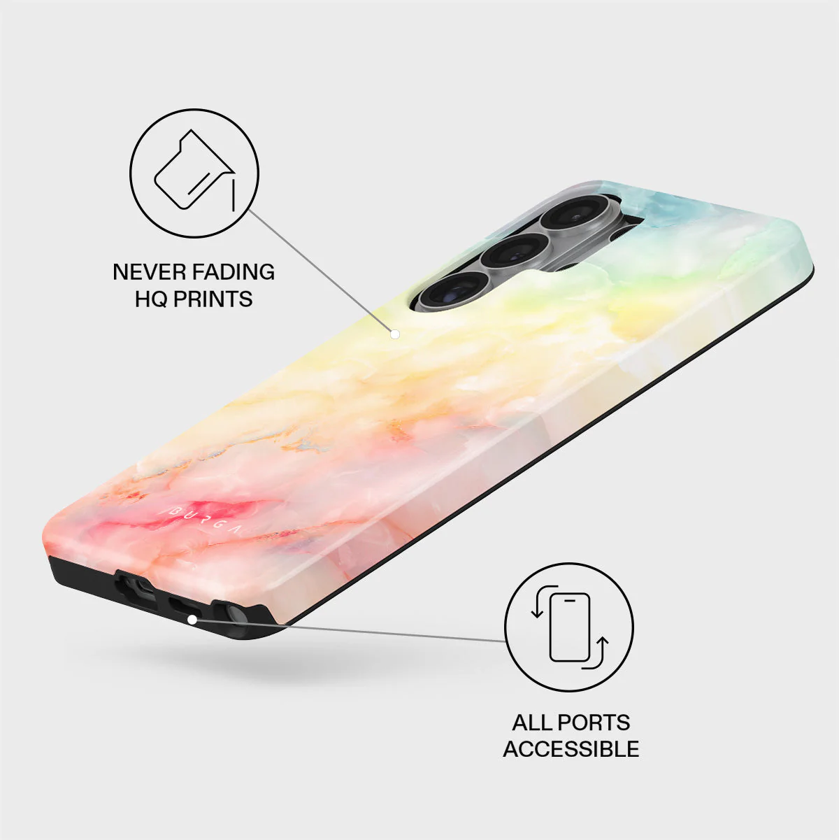 New Flame - Rainbow Samsung Galaxy S26 Ultra Case - Image 3