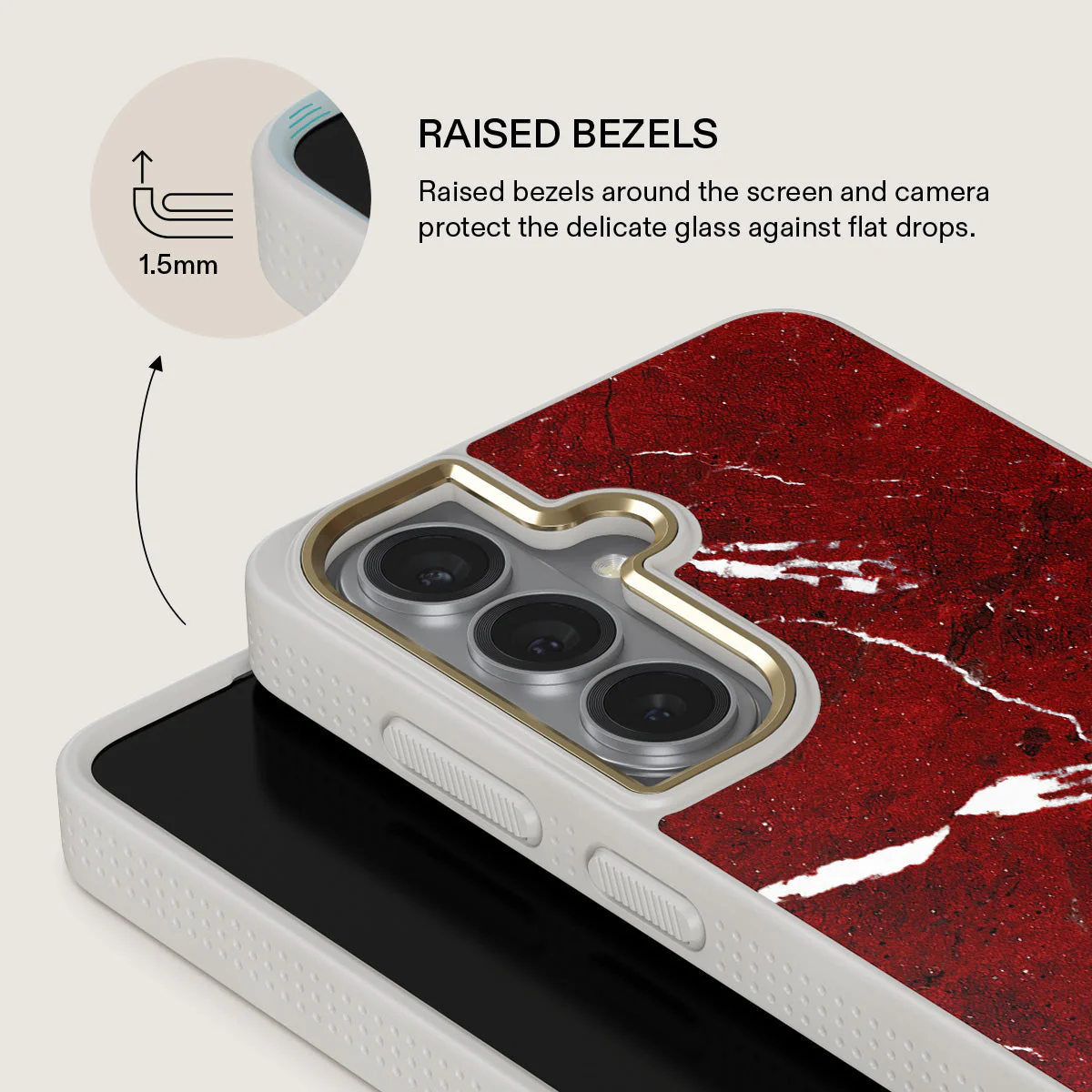 Iconic Red Ruby - Marble Samsung Galaxy S26 Plus Case - Image 29