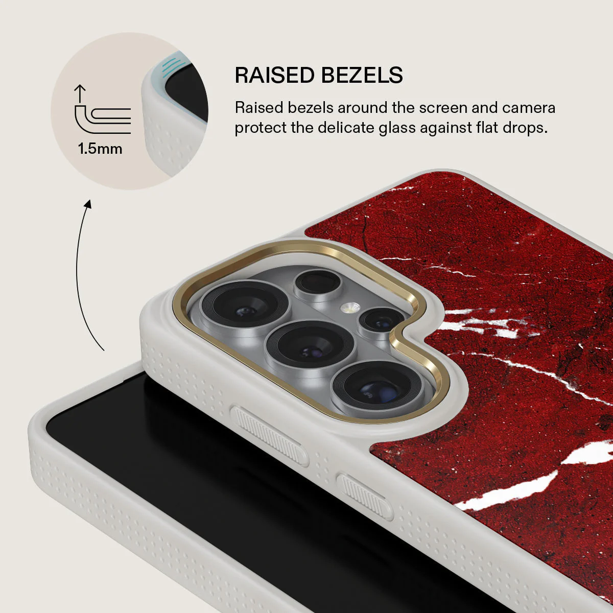 Iconic Red Ruby - Marble Samsung Galaxy S26 Ultra Case - Image 29