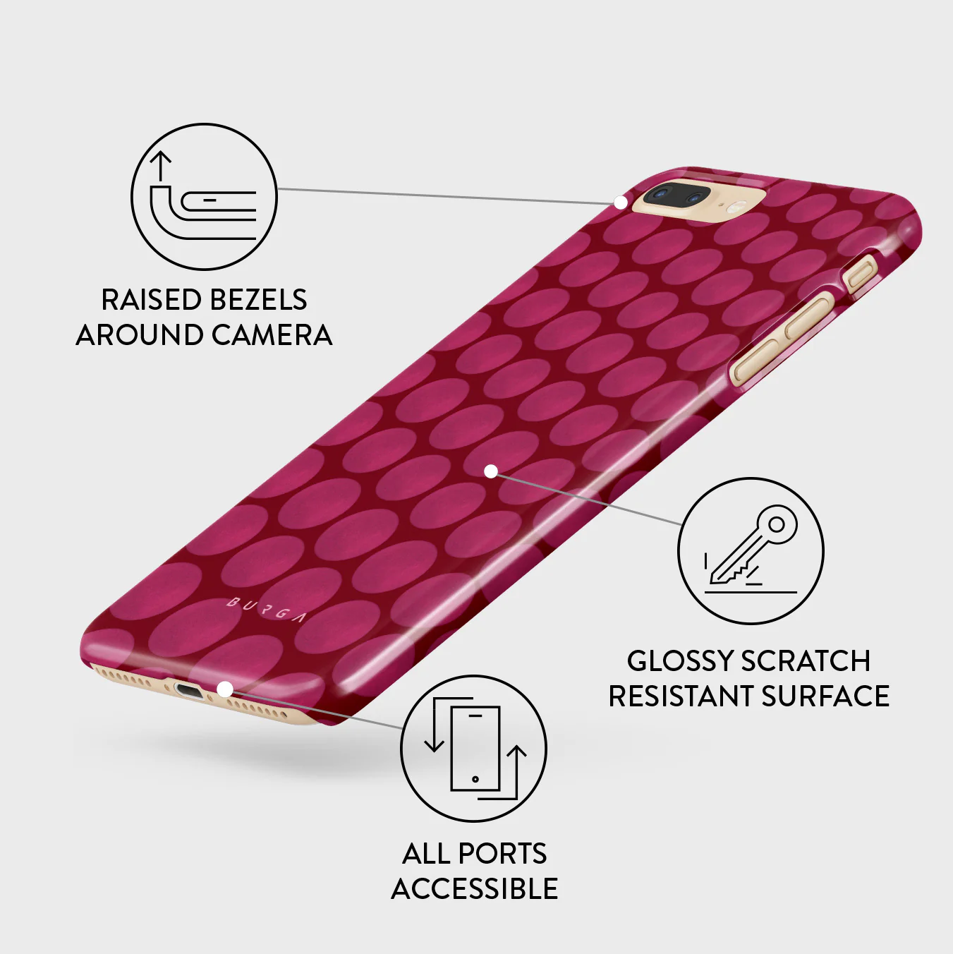 Reset Button - iPhone 7 Plus / 8 Plus Case - Image 3