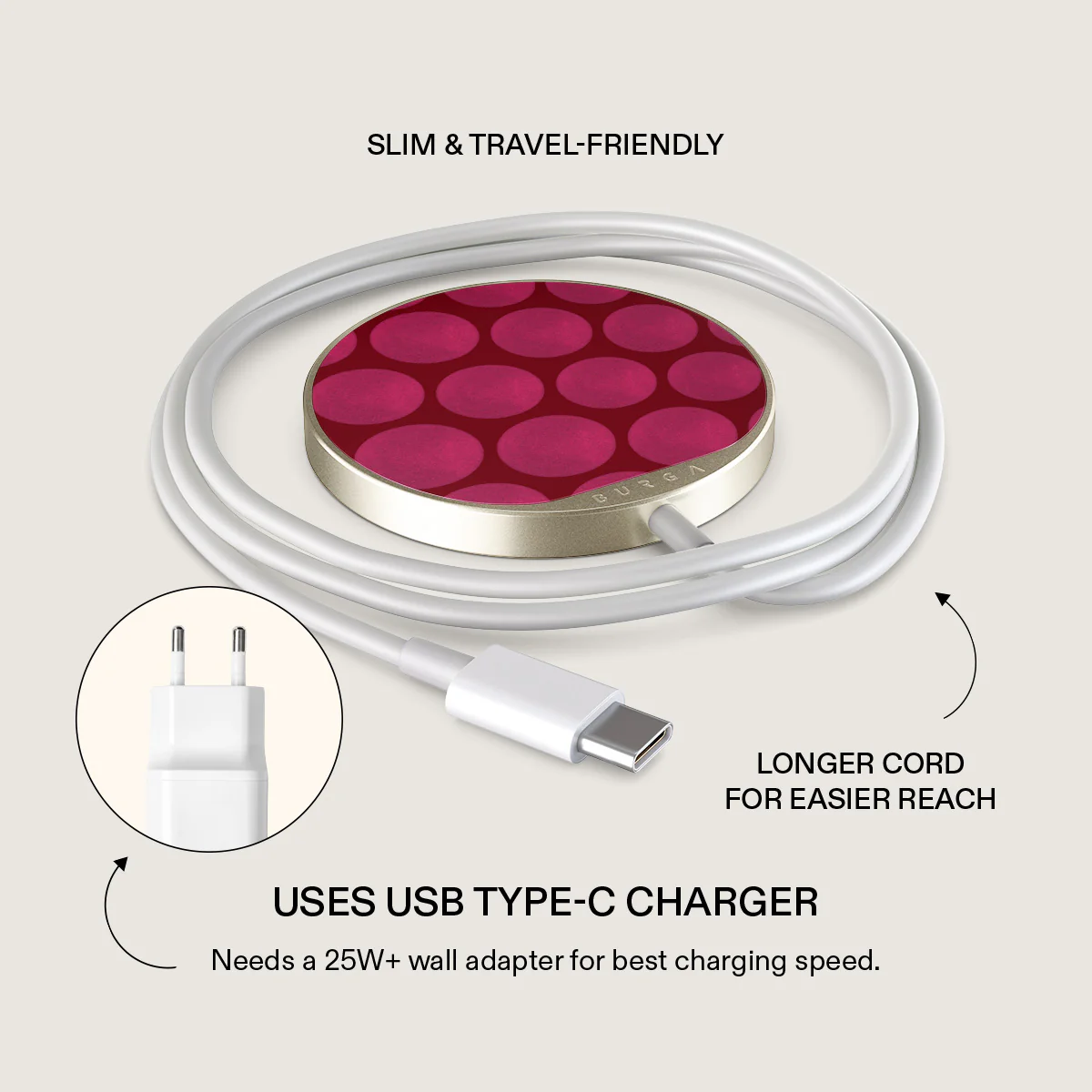 Reset Button - Magnetic Wireless Charger - Image 3