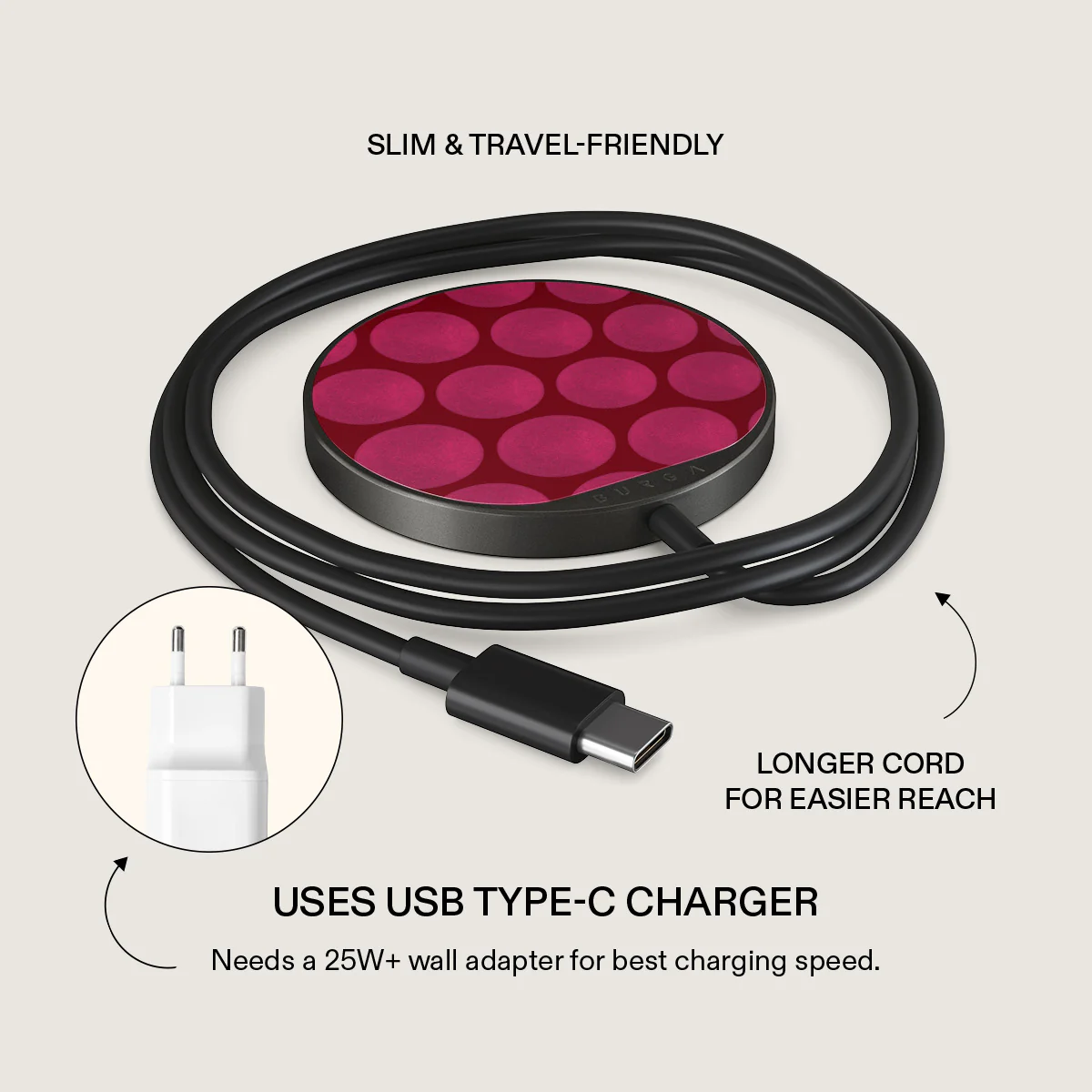 Reset Button - Magnetic Wireless Charger - Image 6