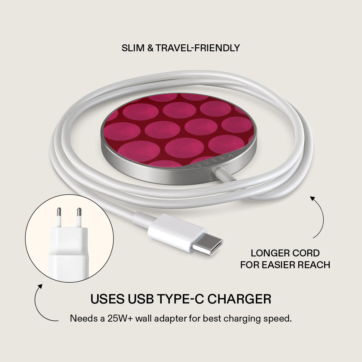 Reset Button - Magnetic Wireless Charger - Image 9