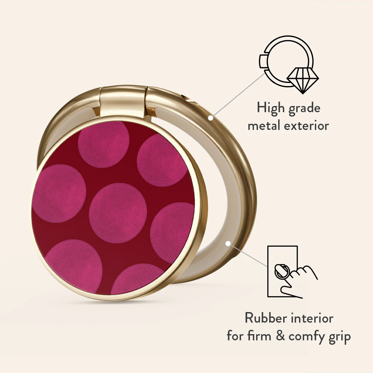 Reset Button - Adhesive Ring Holder - Image 7