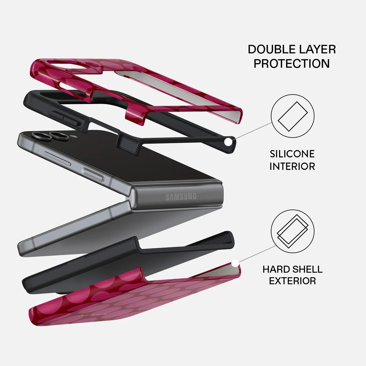 Reset Button - Samsung Galaxy Z Flip 5 Case - Image 2