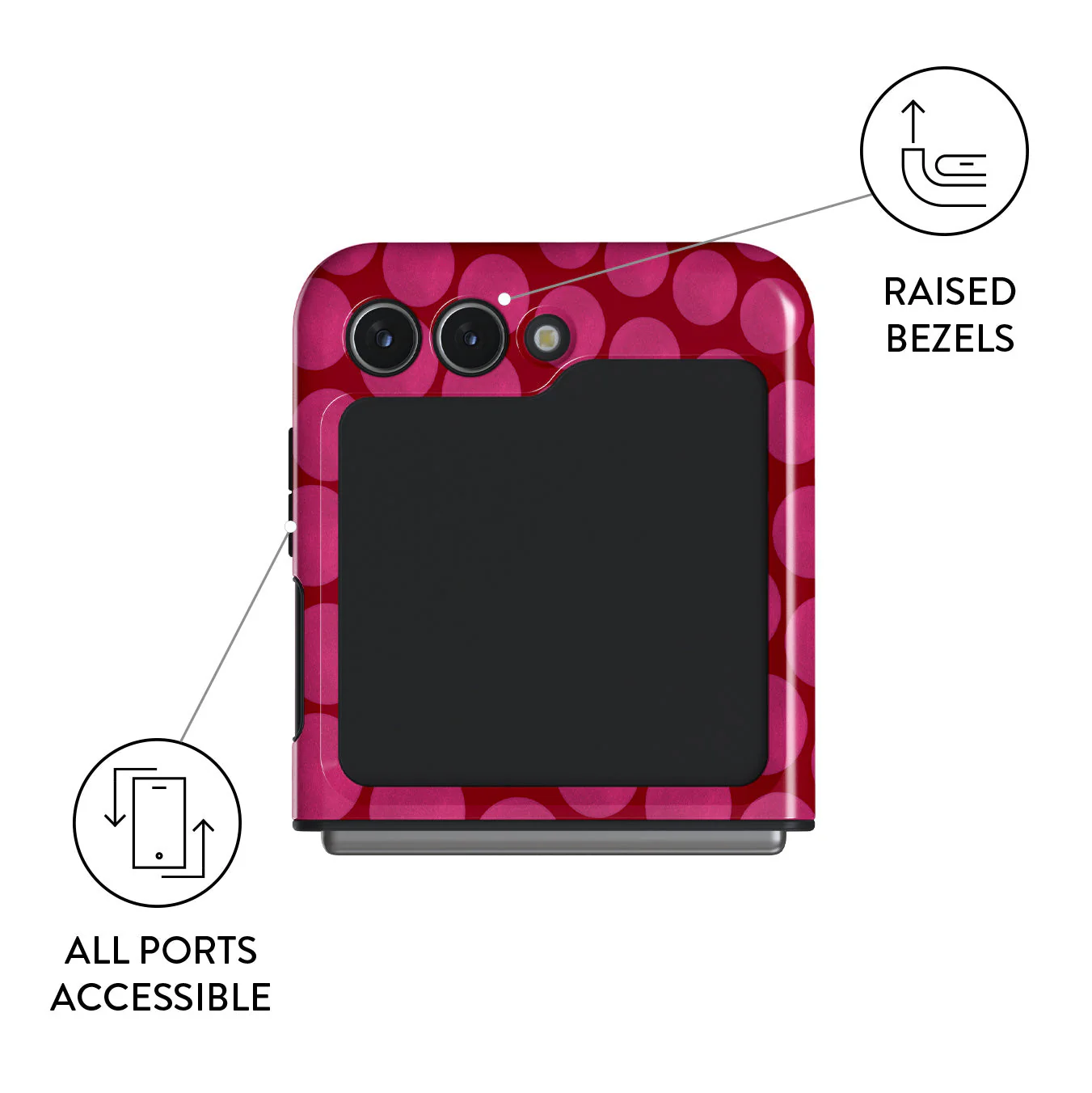 Reset Button - Samsung Galaxy Z Flip 5 Case - Image 3