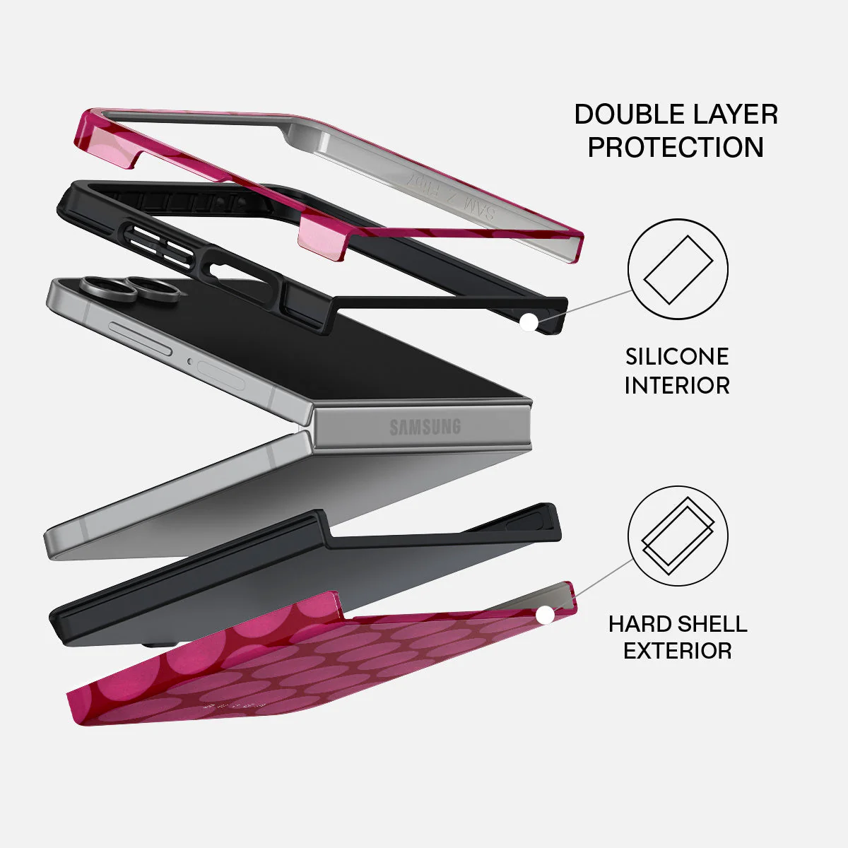 Reset Button - Samsung Galaxy Z Flip 7 Case - Image 2
