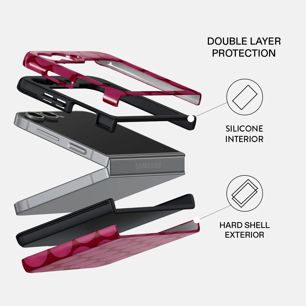 Reset Button - Samsung Galaxy Z Flip 7 FE Case - Image 2