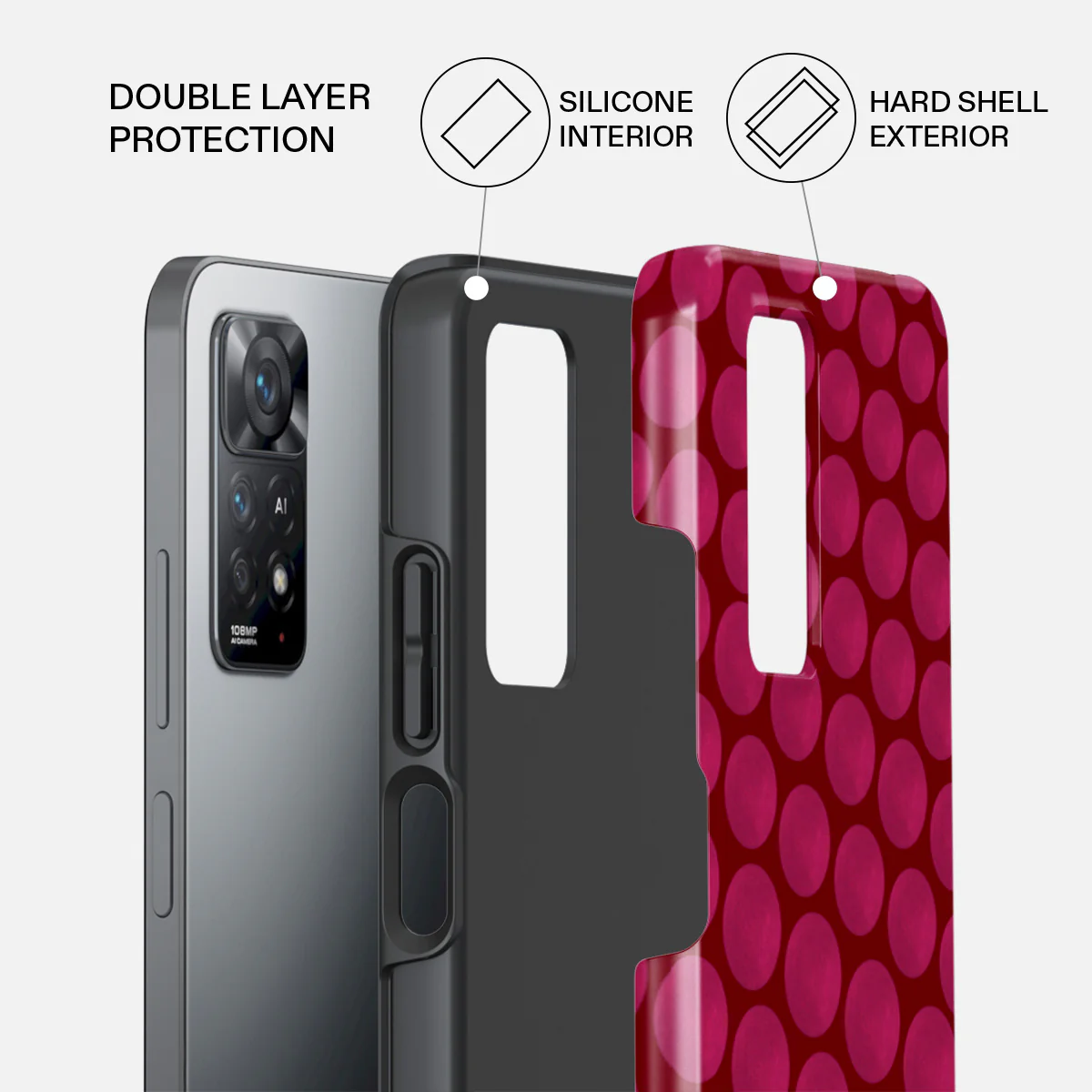 Reset Button - Xiaomi Redmi Note 11 Pro+ Case - Image 2