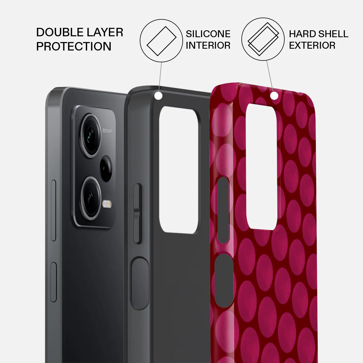 Reset Button - Xiaomi Redmi Note 12 Pro 5G Case - Image 2