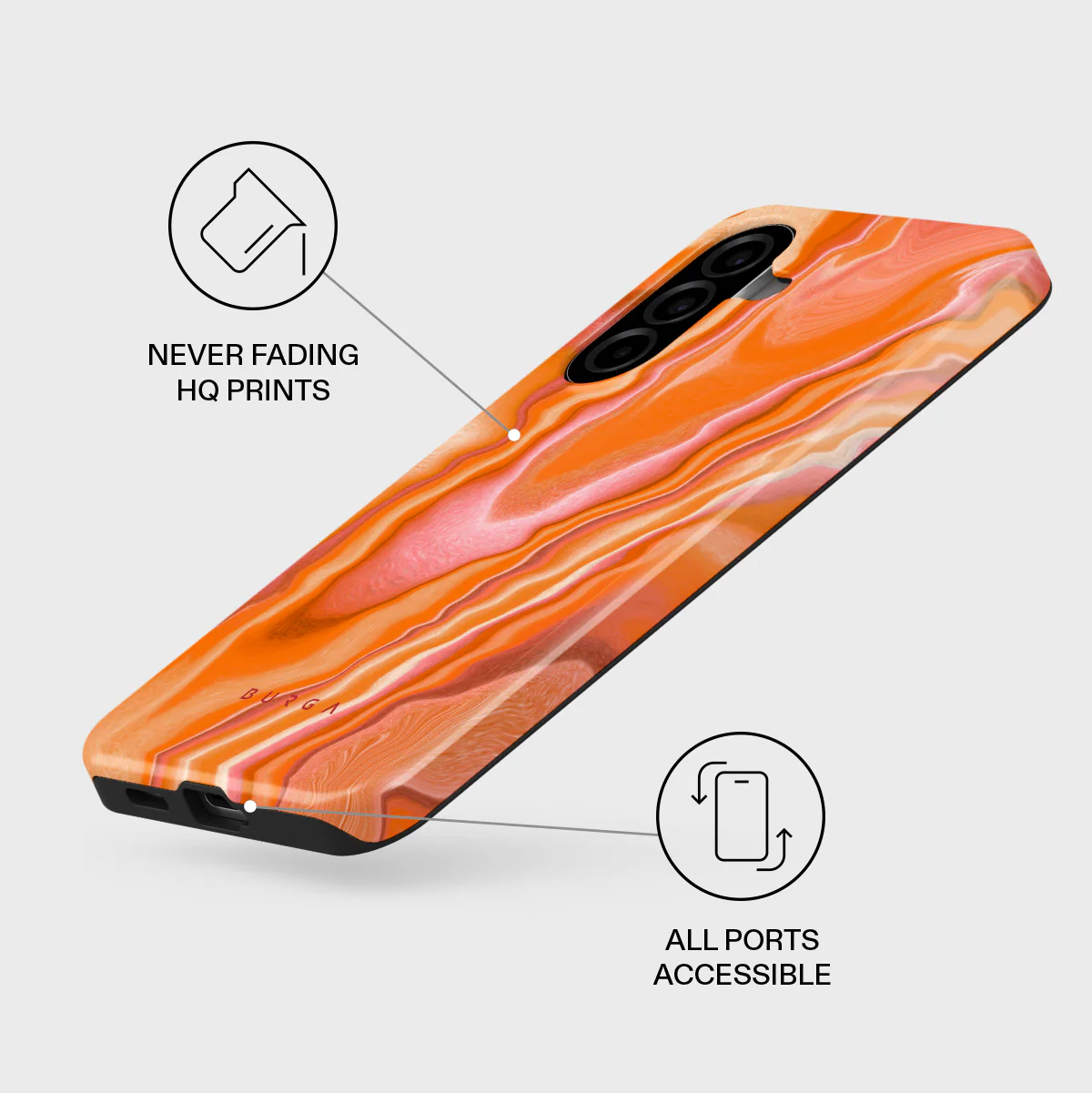 Retro Glow - Samsung Galaxy A57 5G Case - Image 3