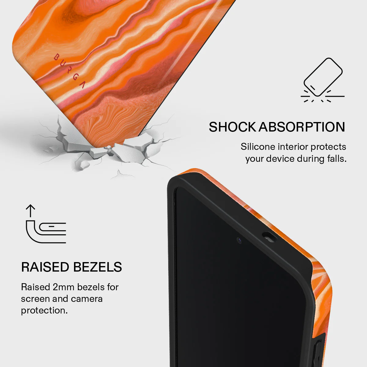 Retro Glow - Samsung Galaxy S25 FE Case - Image 4