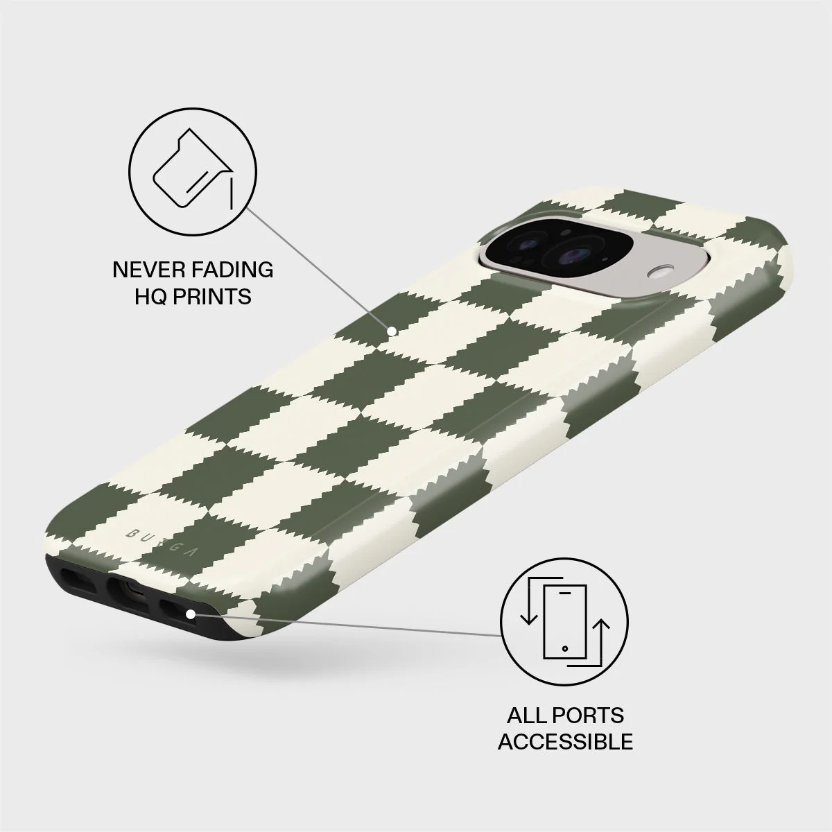 Retro Grid - Google Pixel 10 Pro Case - Image 3