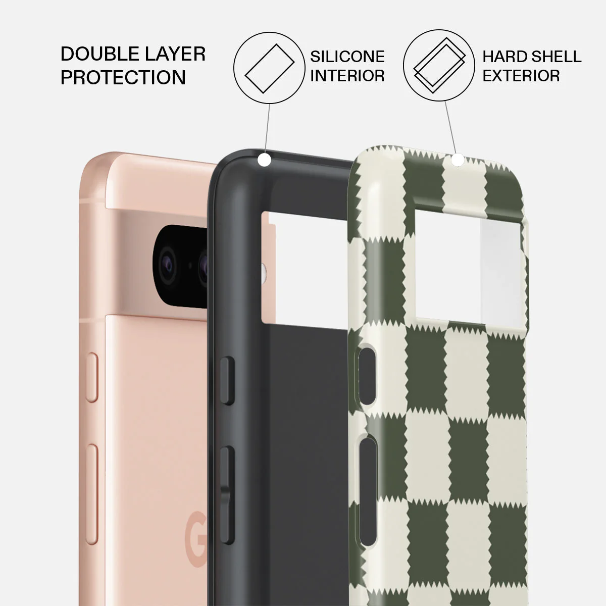 Retro Grid - Google Pixel 8 Case - Image 2