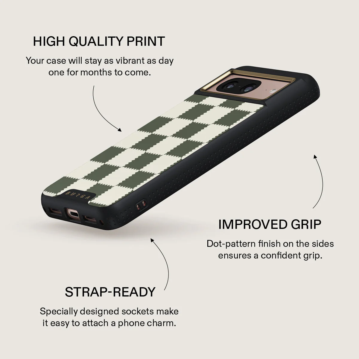 Retro Grid - Google Pixel 8 Case - Image 9