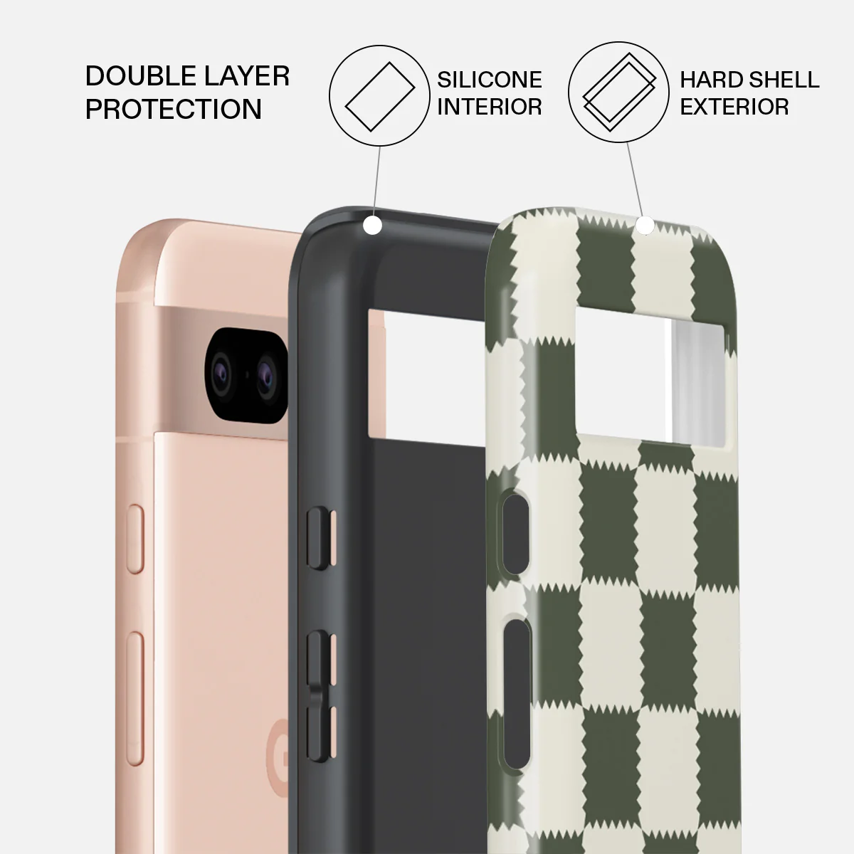 Retro Grid - Google Pixel 8a Case - Image 2