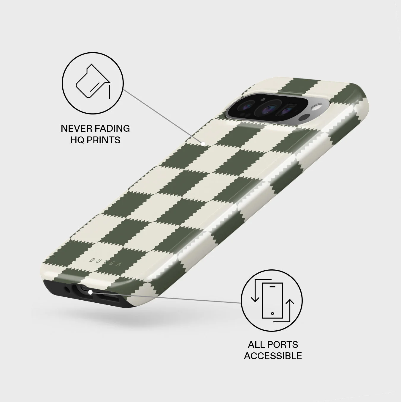 Retro Grid - Google Pixel 9 Pro Case - Image 3