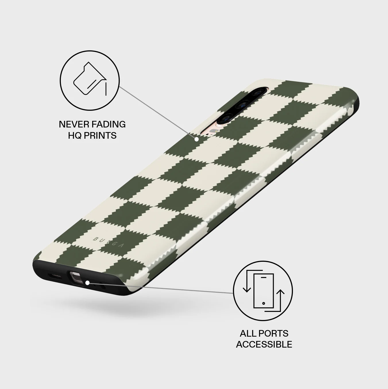 Retro Grid - Huawei P30 Case - Image 7