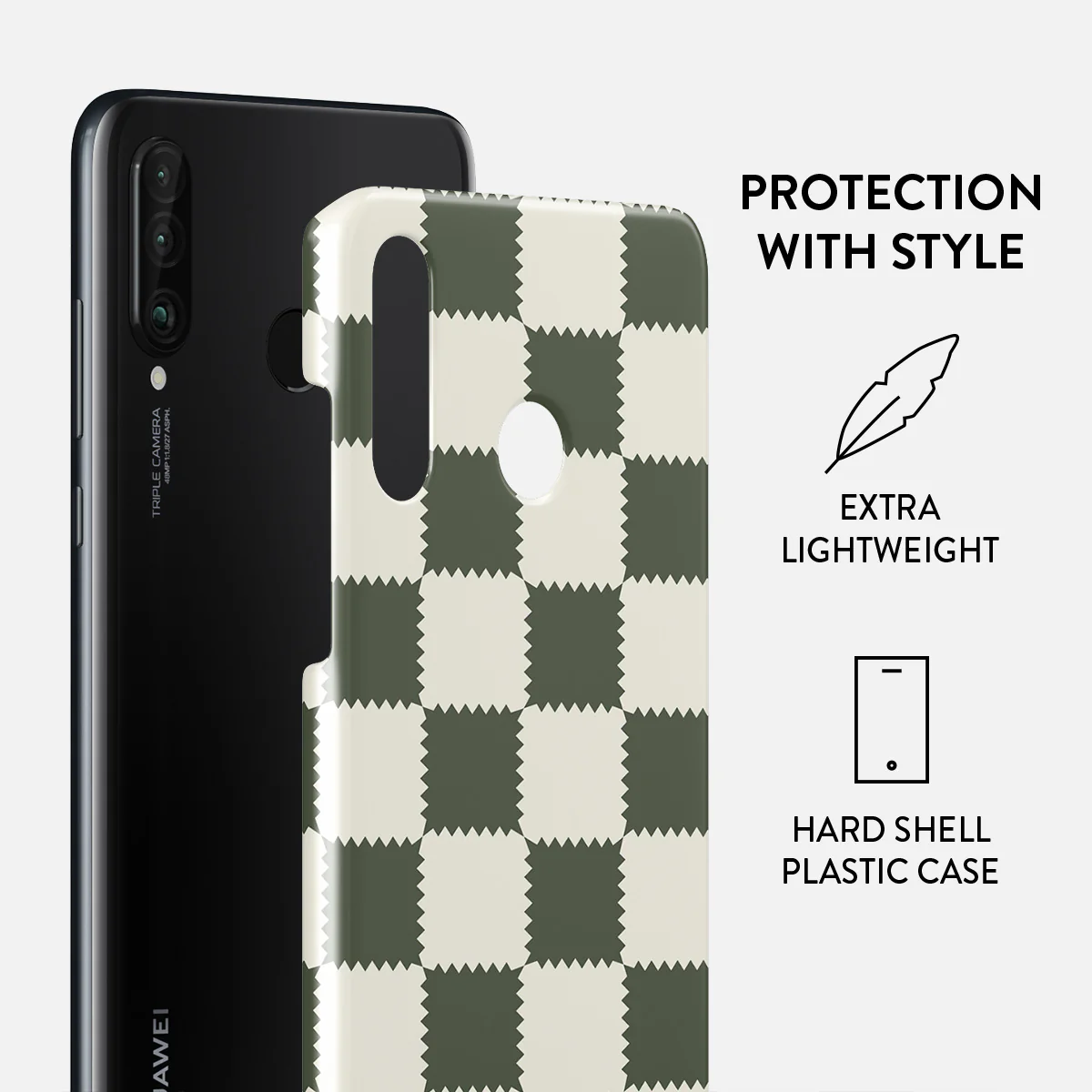 Retro Grid - Huawei P30 Lite Case - Image 2