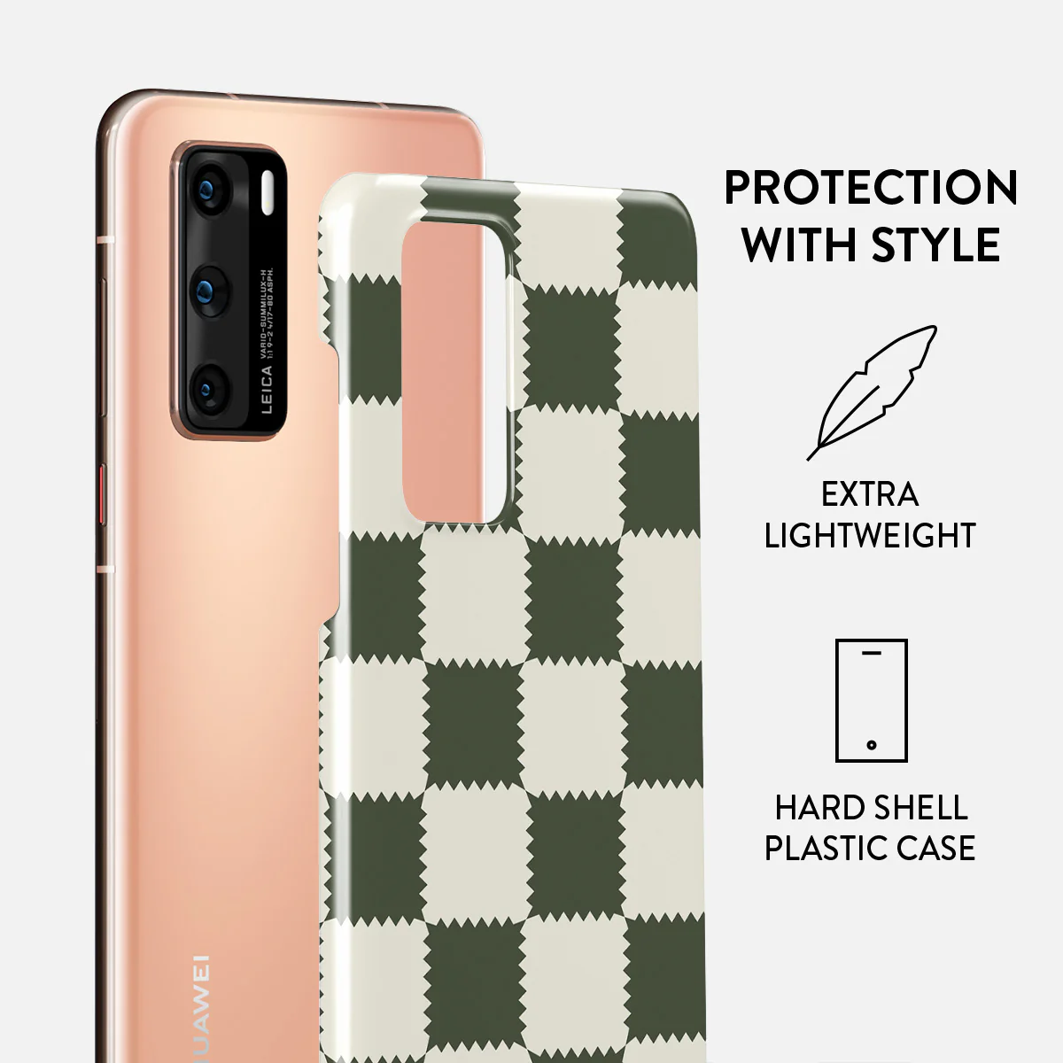 Retro Grid - Huawei P40 Case - Image 2