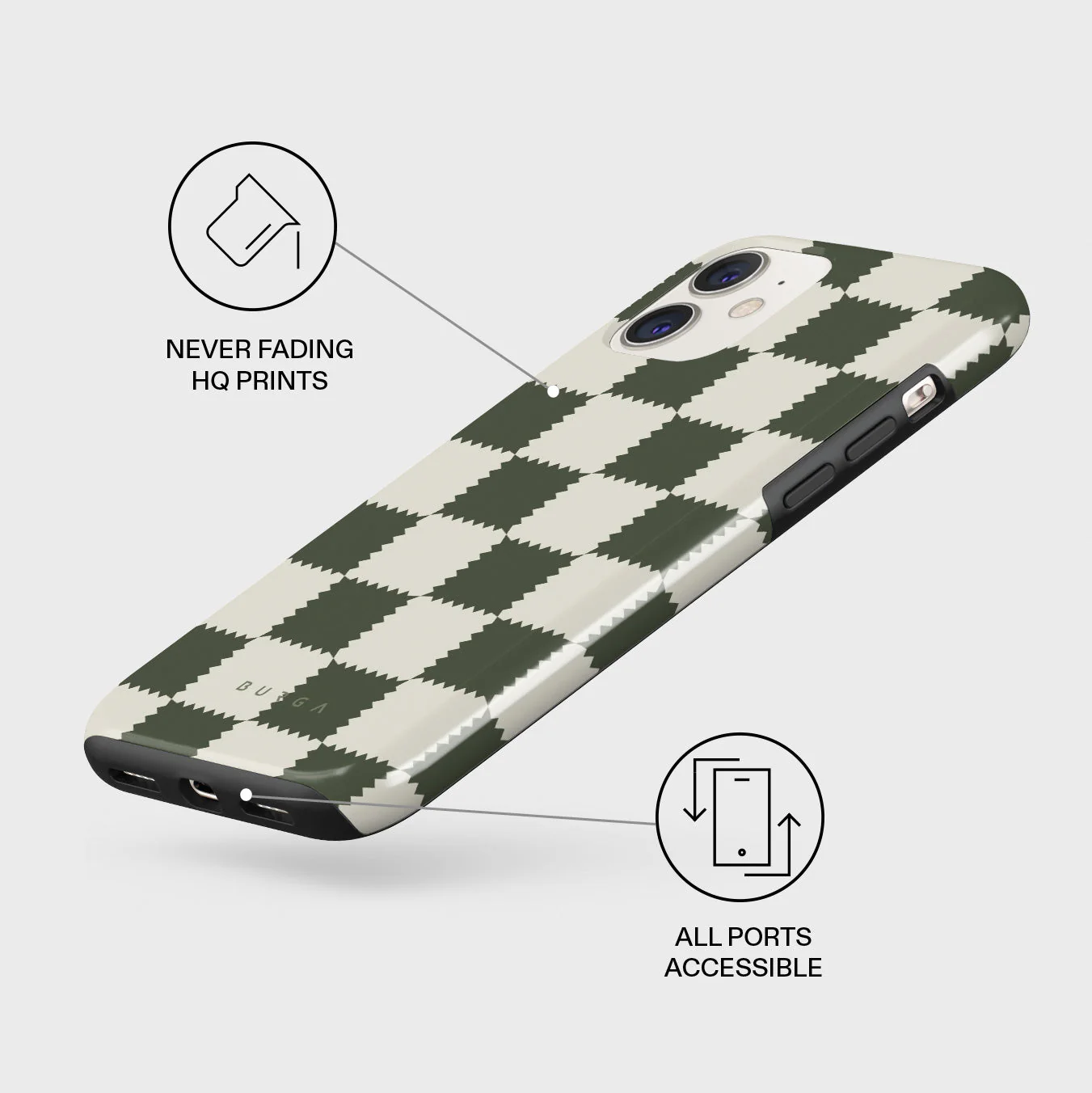 Retro Grid - iPhone 11 Case - Image 3