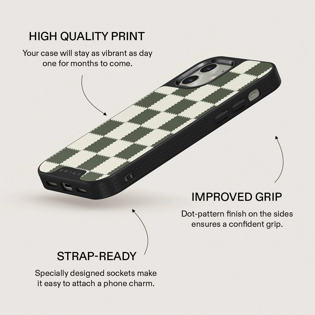 Retro Grid - iPhone 12 Case - Image 16
