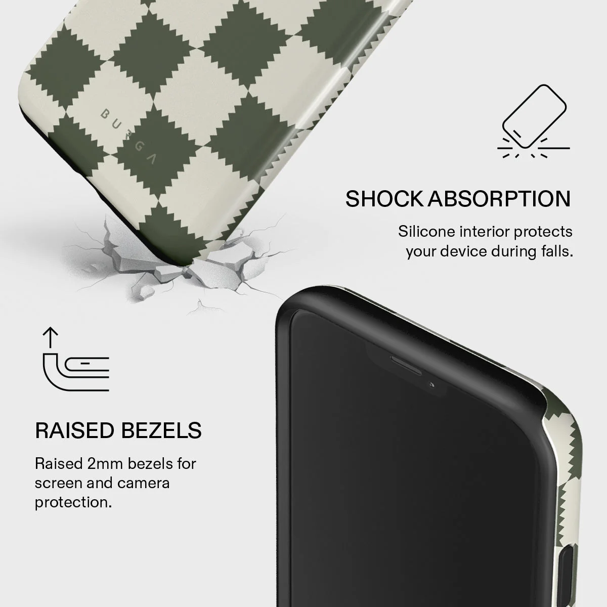 Retro Grid - iPhone 12 Case - Image 4