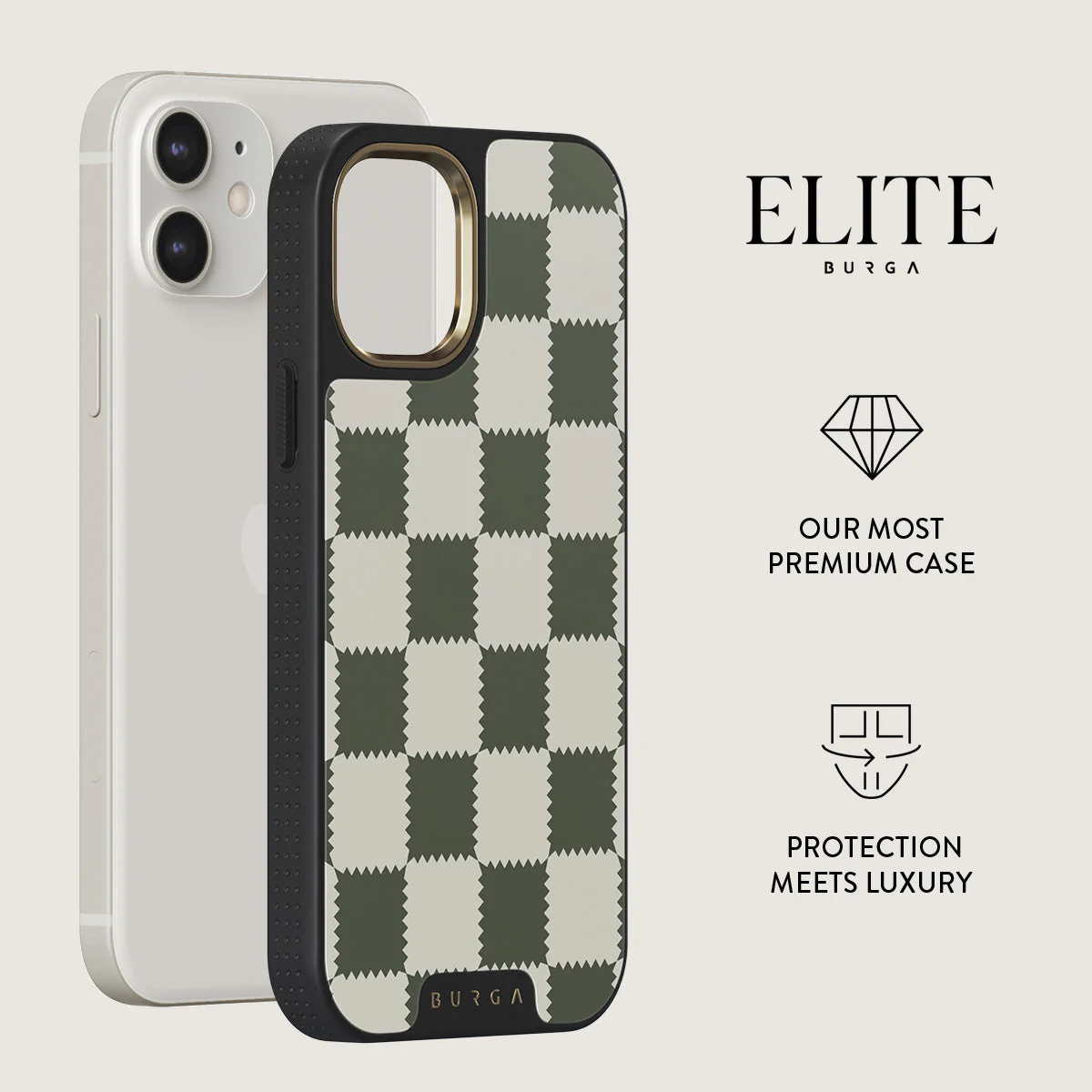 Retro Grid - iPhone 12 Case - Image 6