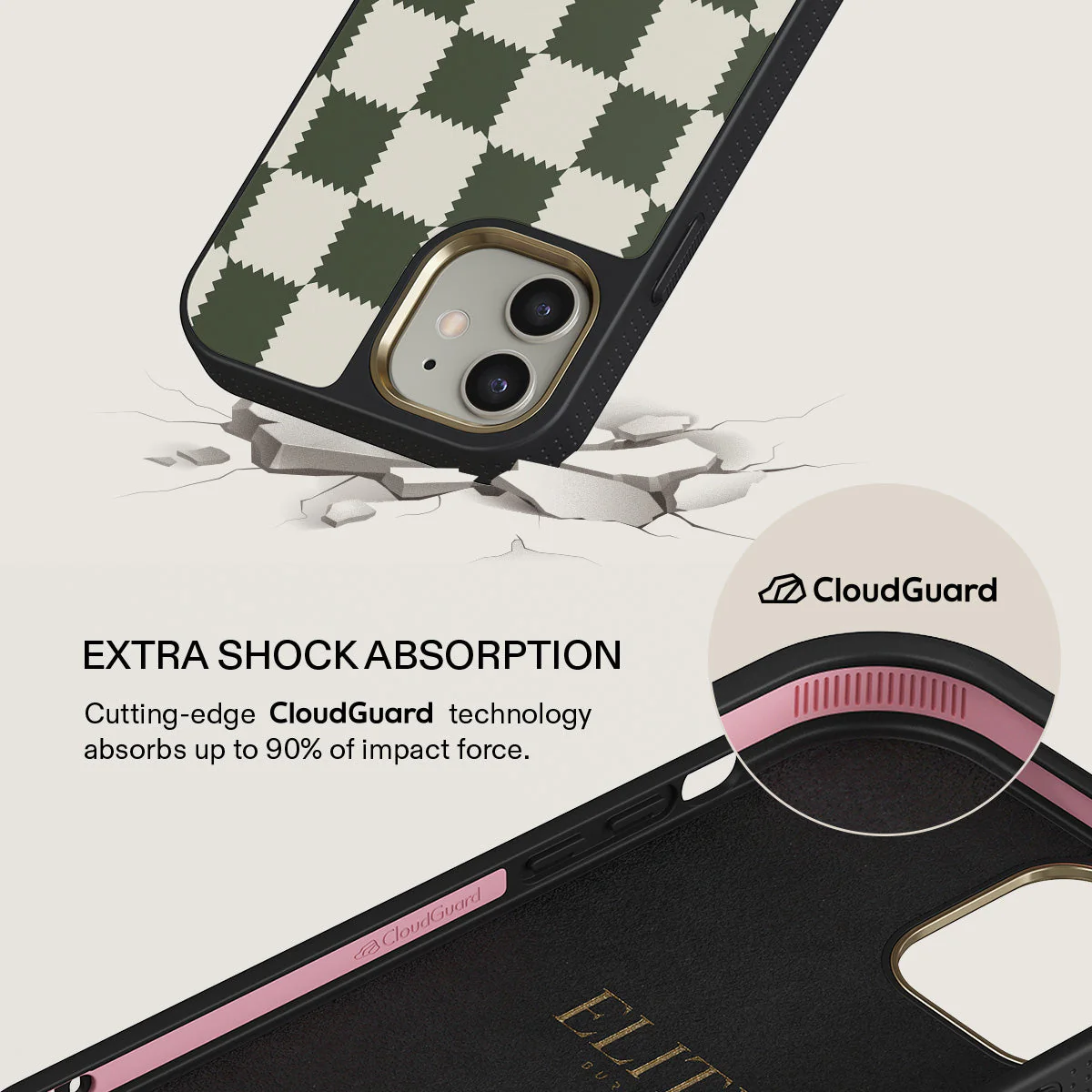 Retro Grid - iPhone 12 Case - Image 7
