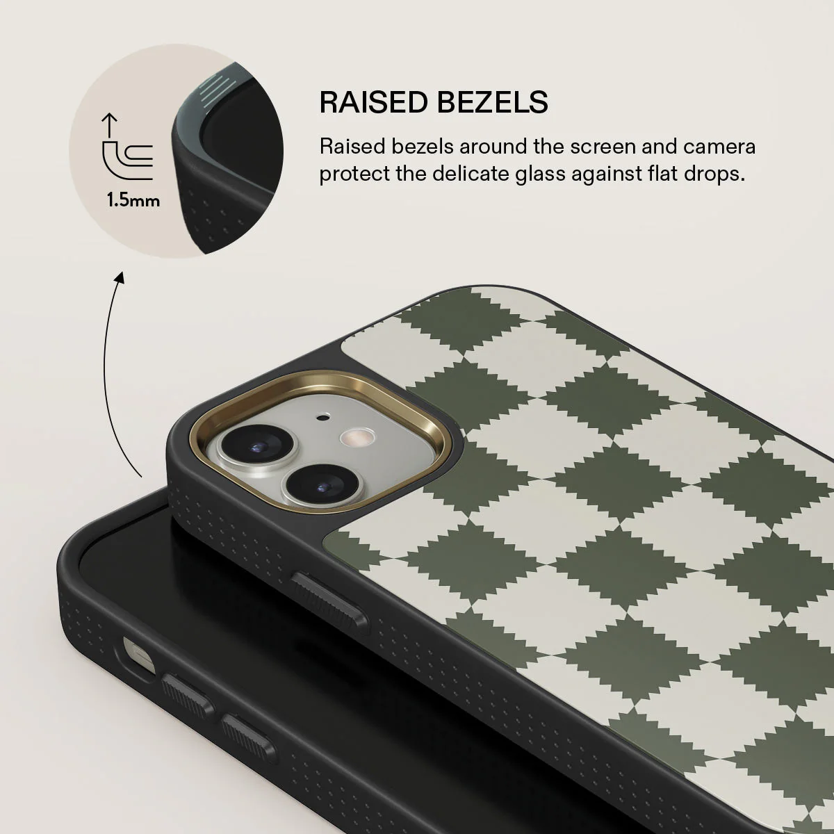 Retro Grid - iPhone 12 Case - Image 8