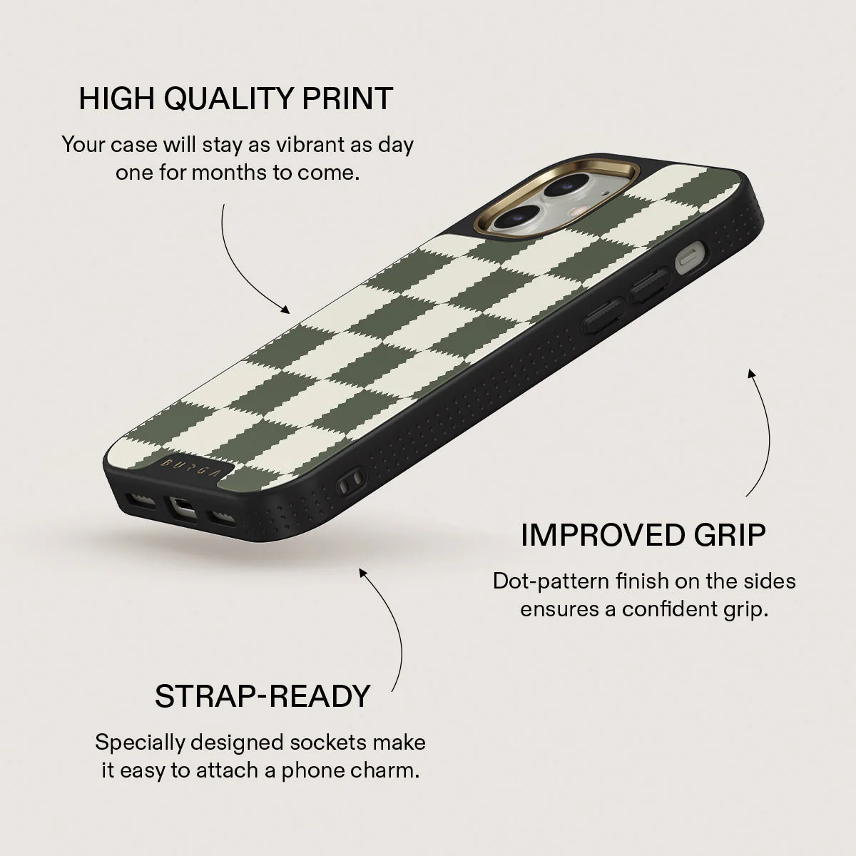 Retro Grid - iPhone 12 Case - Image 9