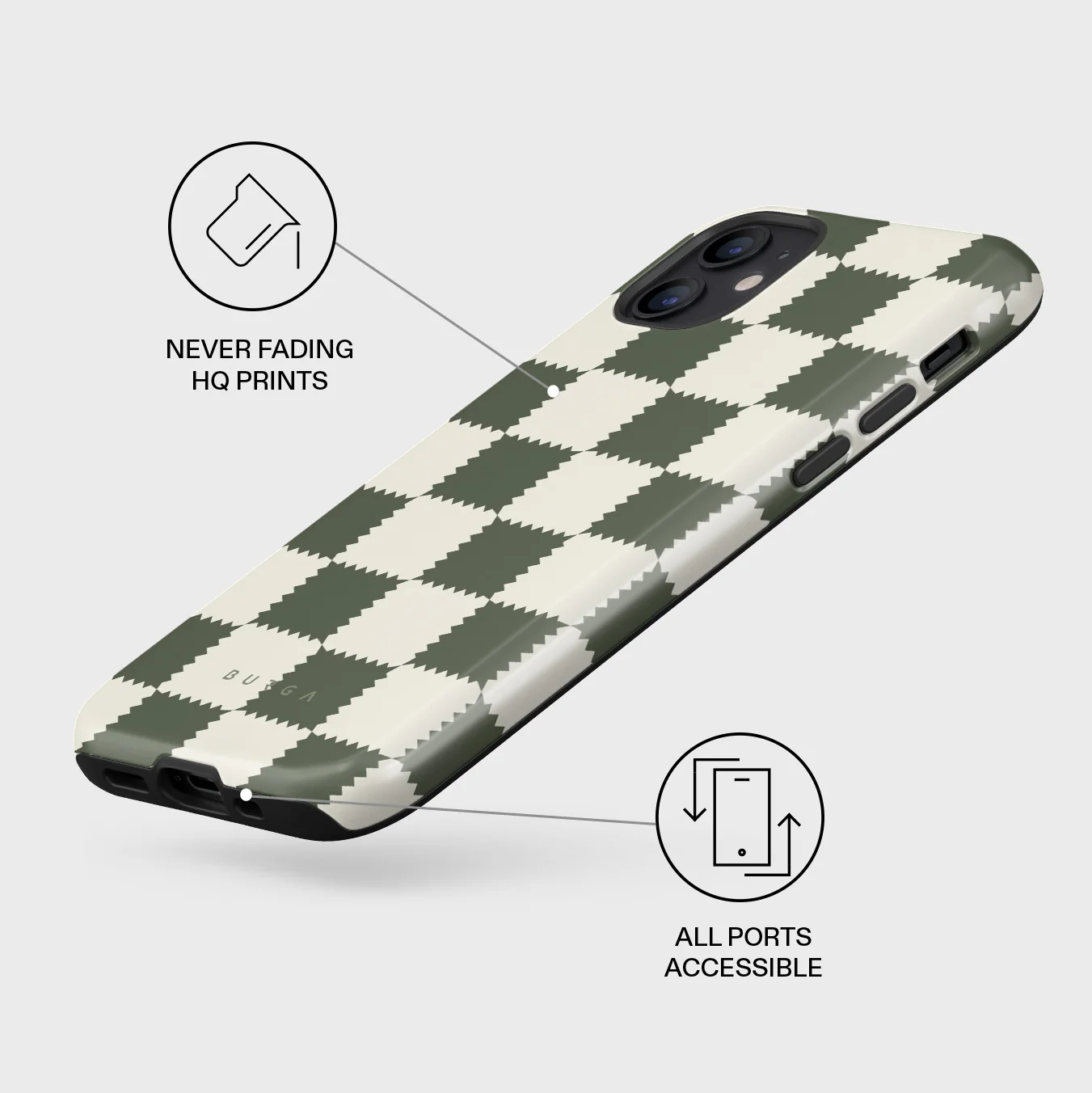 Retro Grid - iPhone 12 Mini Case - Image 7
