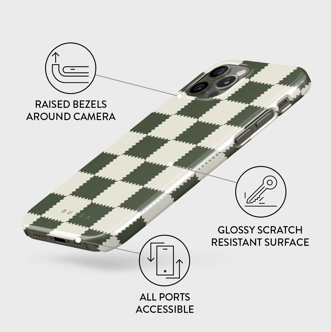 Retro Grid - iPhone 12 Pro Max Case - Image 3
