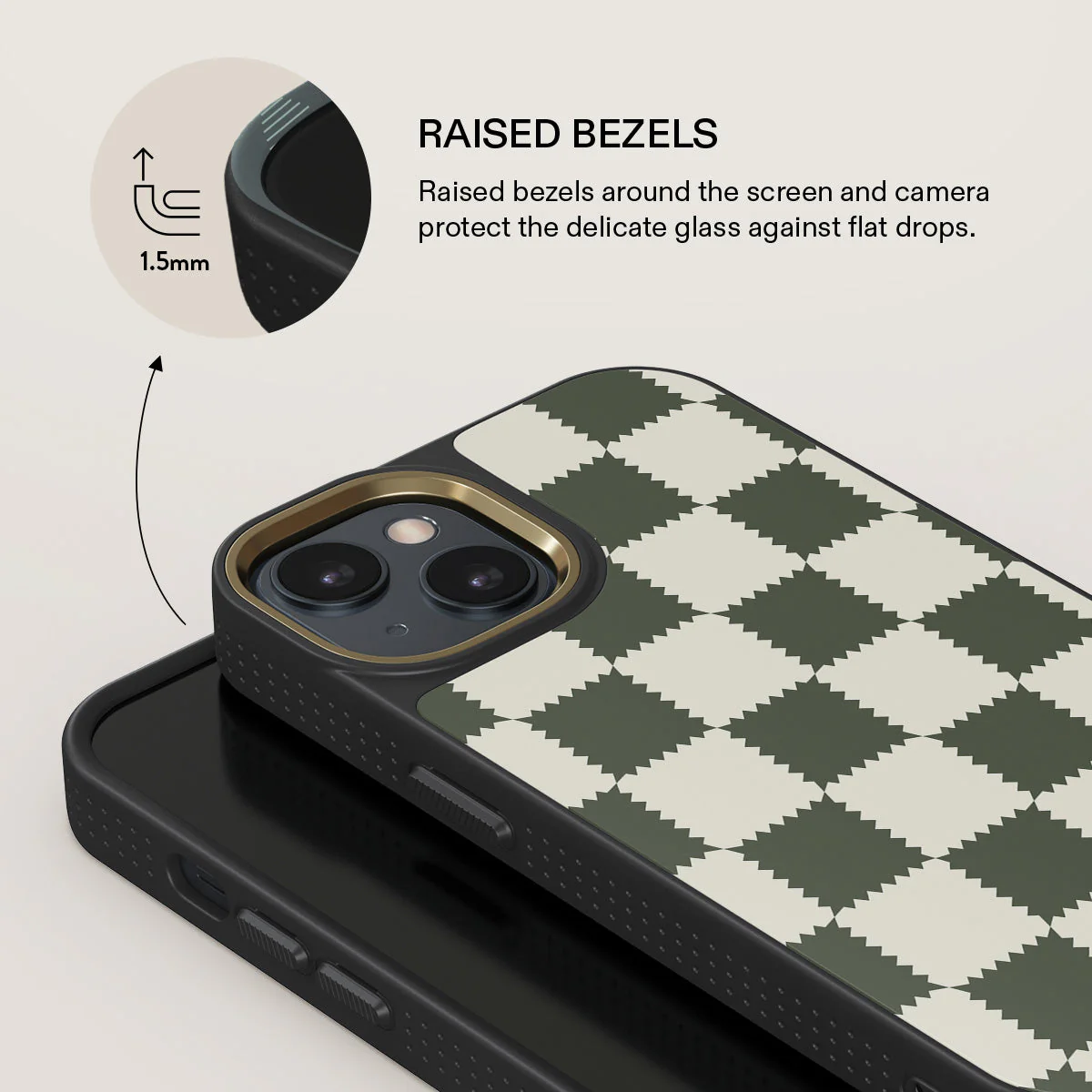 Retro Grid - iPhone 14 Plus Case - Image 8