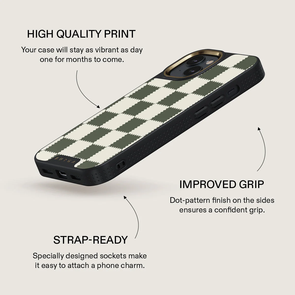 Retro Grid - iPhone 14 Plus Case - Image 9