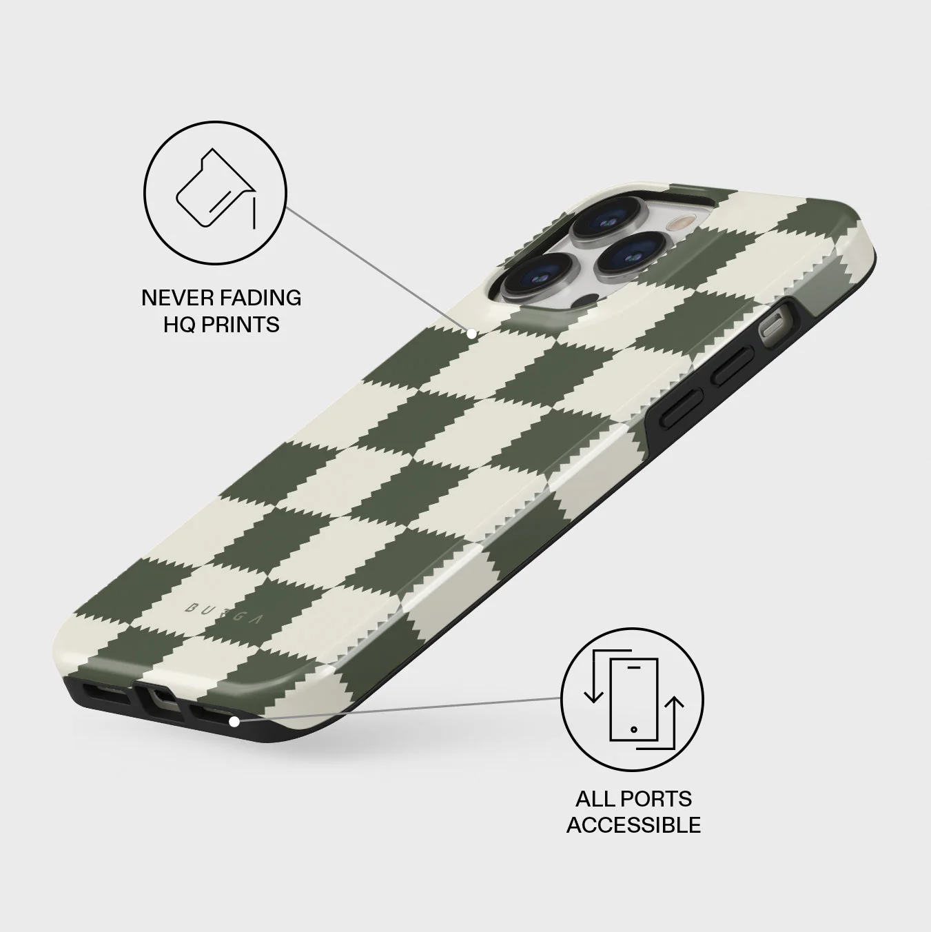 Retro Grid - iPhone 14 Pro Max Case - Image 3