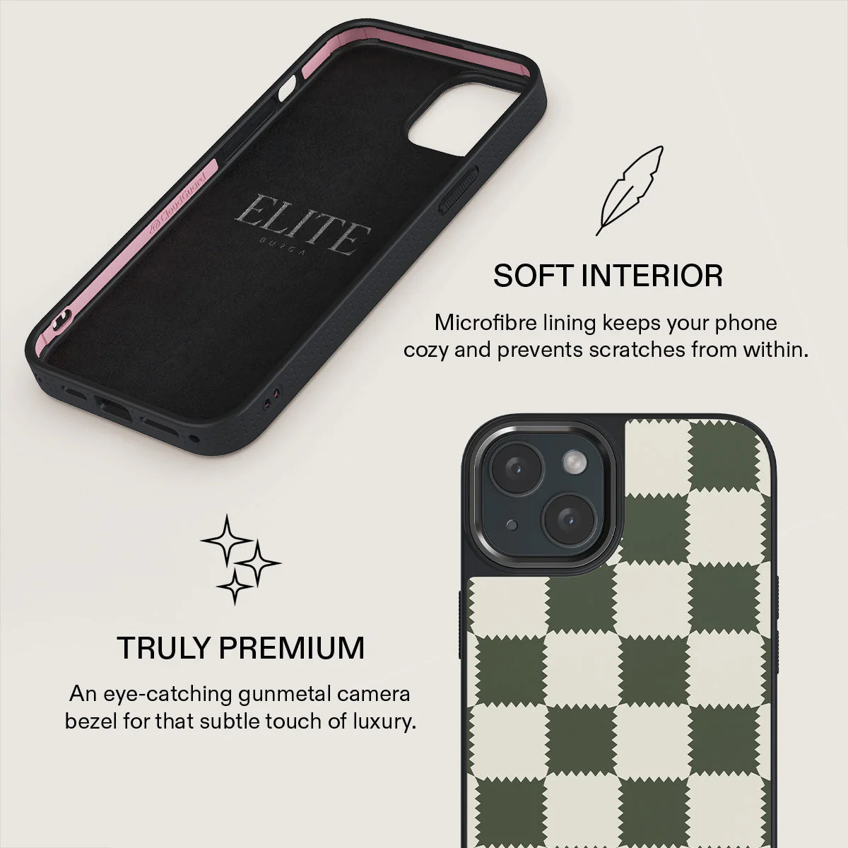 Retro Grid - iPhone 15 Case - Image 17