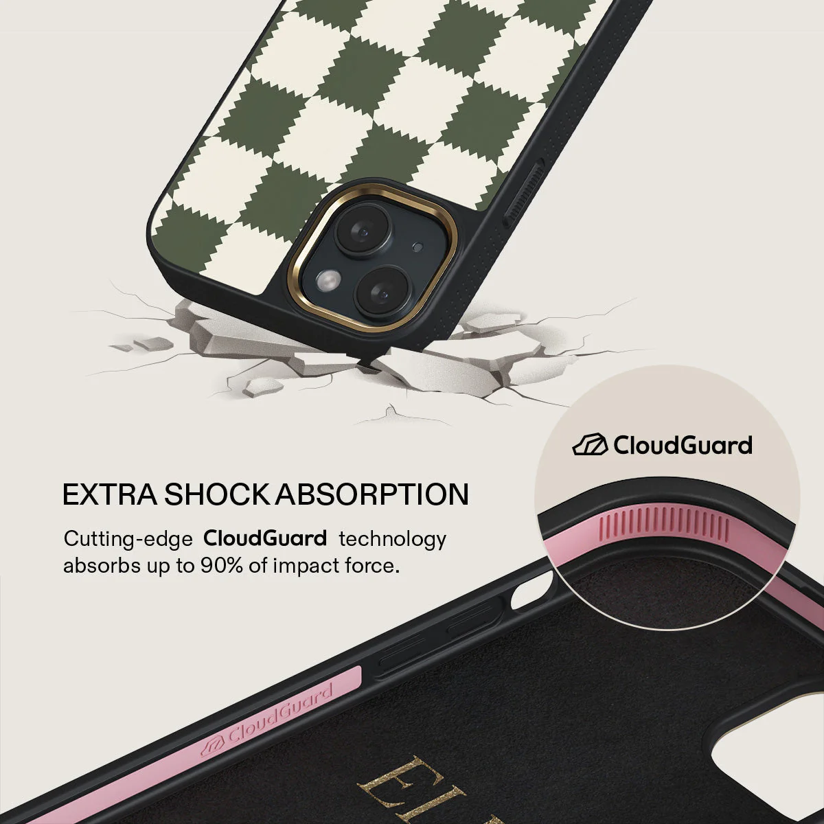 Retro Grid - iPhone 15 Case - Image 7