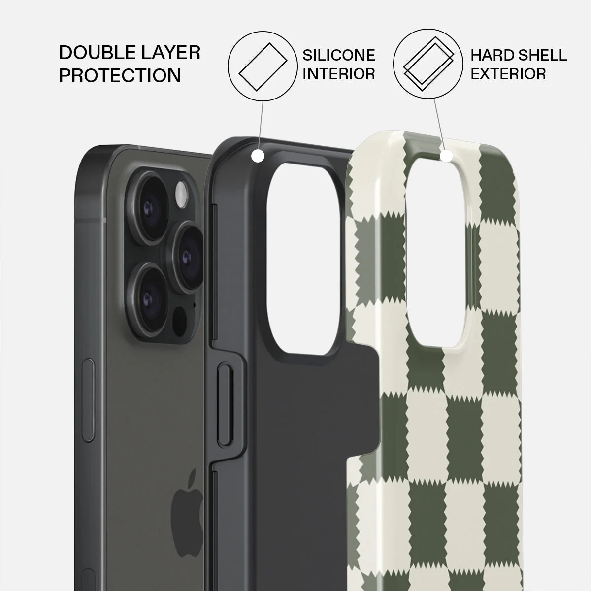 Retro Grid - iPhone 15 Pro Case - Image 2