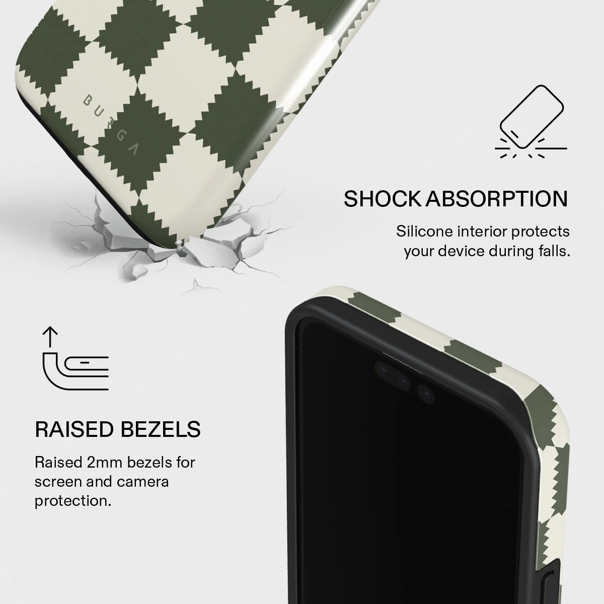 Retro Grid - iPhone 15 Pro Max Case - Image 4