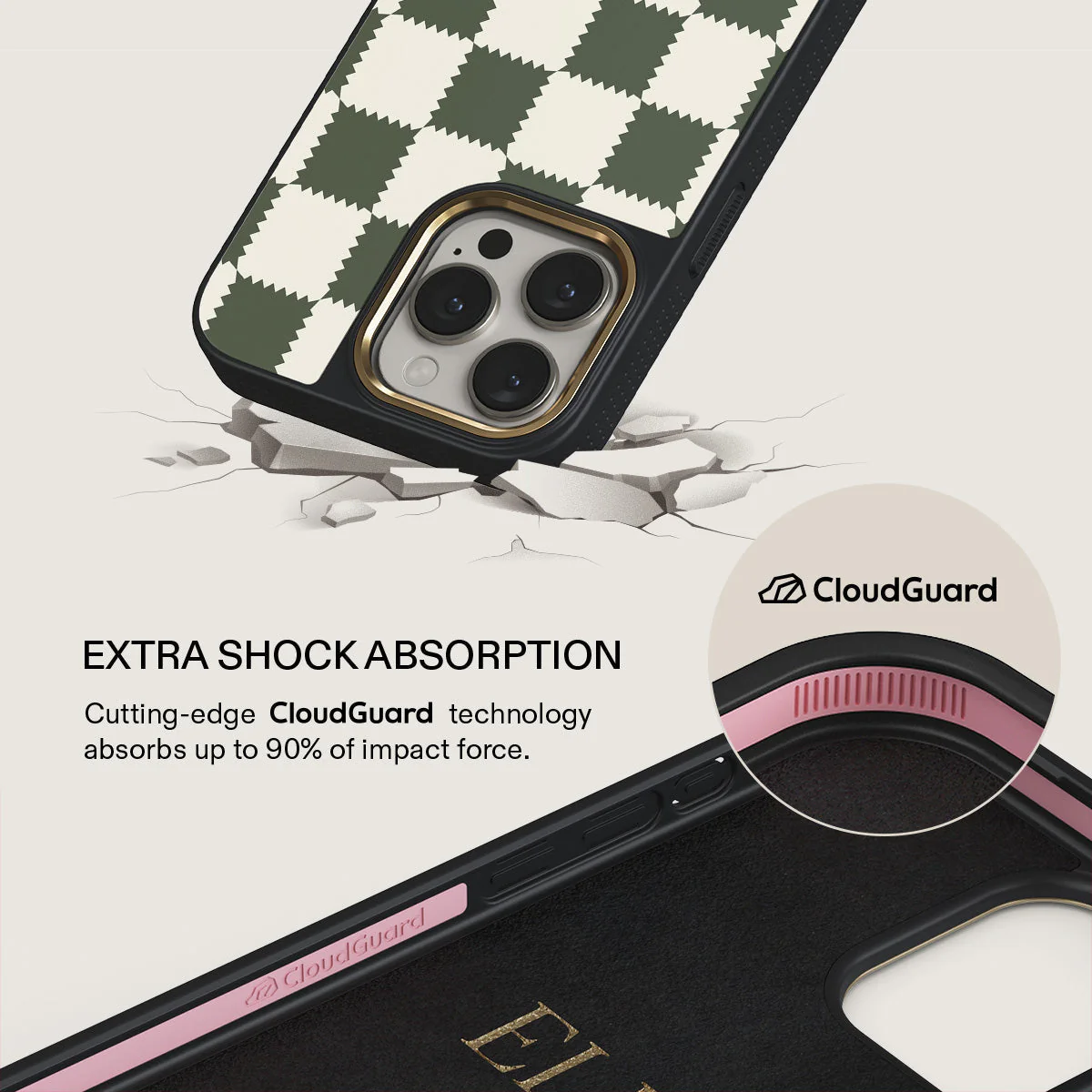 Retro Grid - iPhone 15 Pro Max Case - Image 7