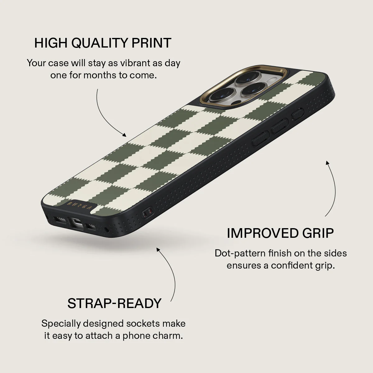Retro Grid - iPhone 15 Pro Max Case - Image 9