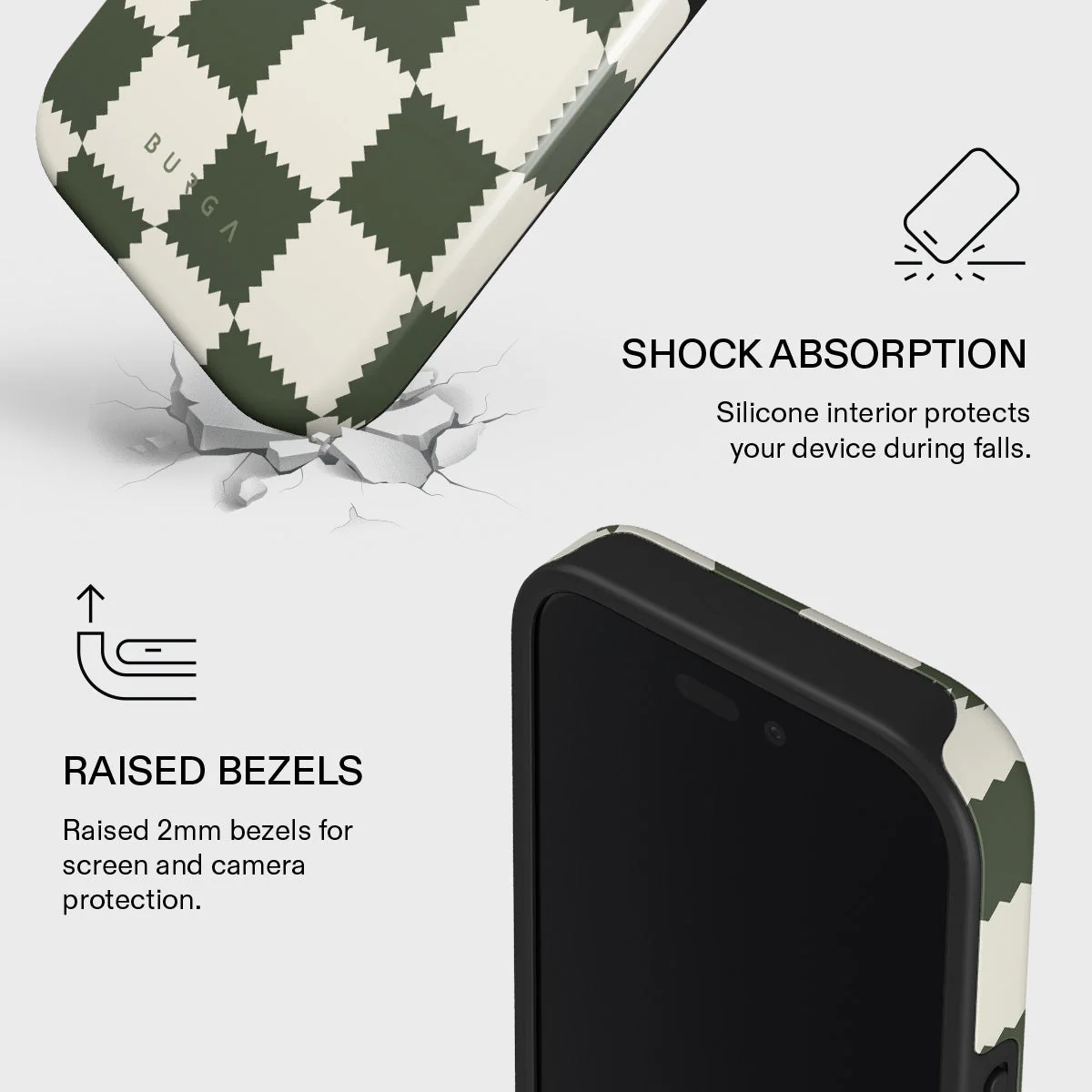 Retro Grid - iPhone 16 Case - Image 4