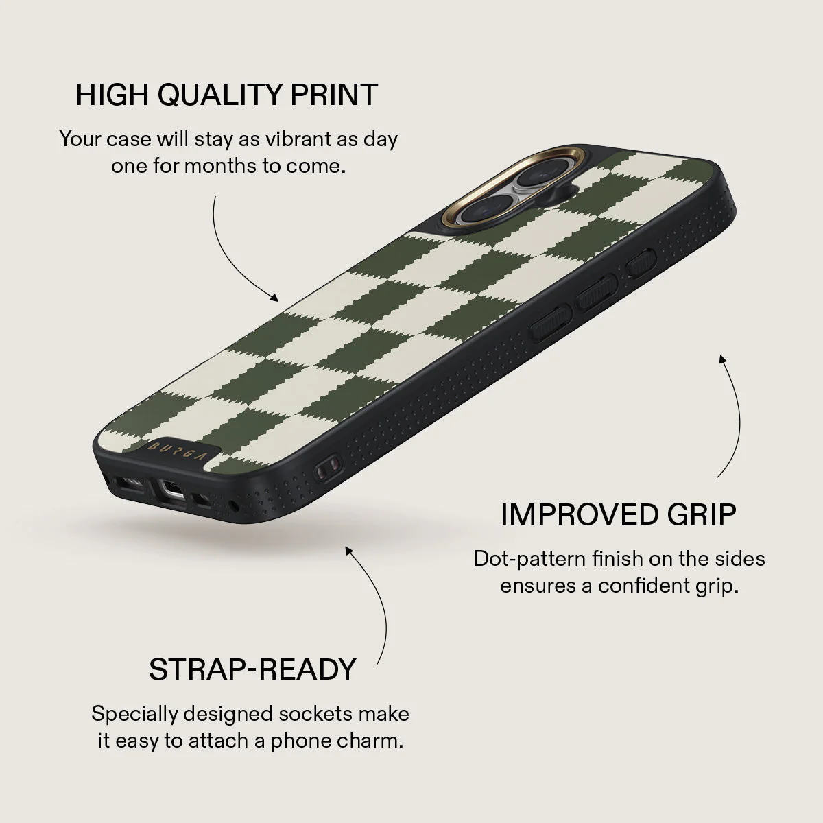 Retro Grid - iPhone 16 Plus Case - Image 10